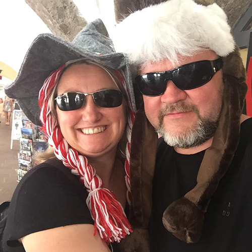 Couple Dressed for Fourth of July