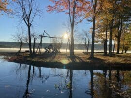 lake camping maine