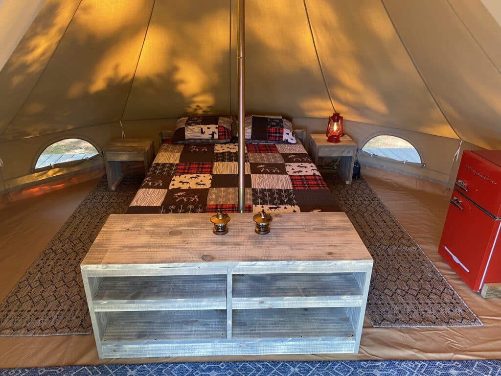 campgrounds in maine on a lake