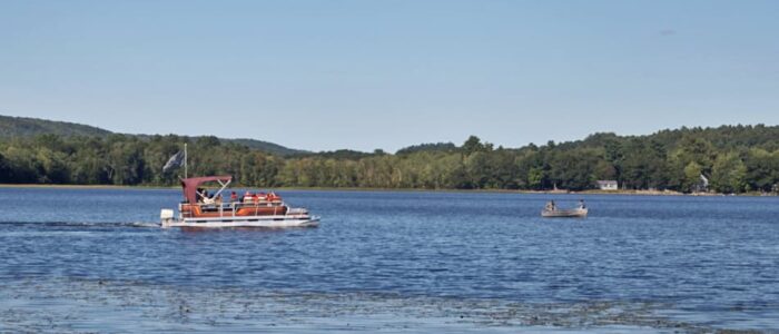 Party Boat on Lake